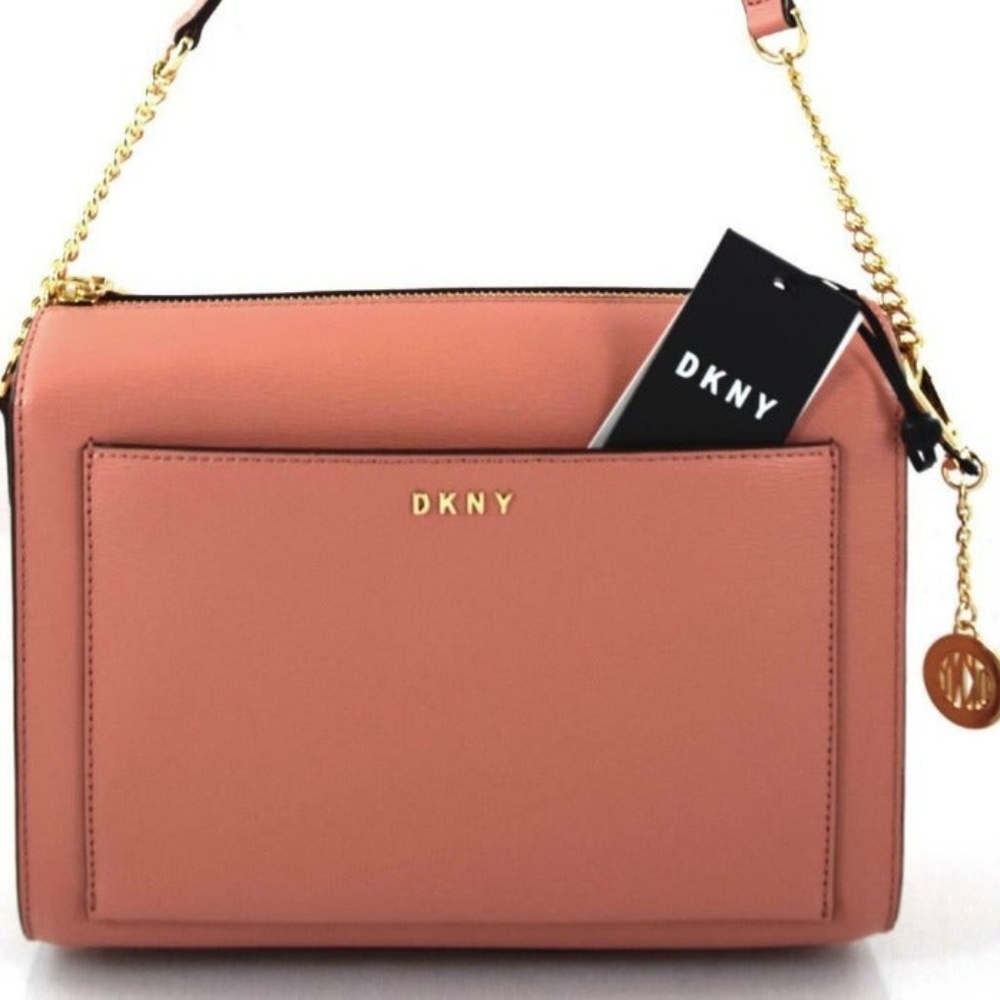 DKNY Donna Karen CROSSBODY BAG CORAL NEW